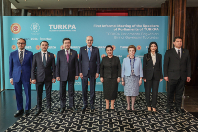 TBMM Başkanı Kurtulmuş, TÜRKPA üyesi meclis başkanları ile bir araya geldi