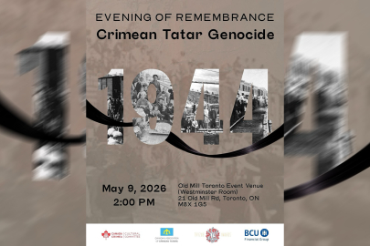 Kanada Kırım Tatarları Derneği, 1944 Soykırımı şehitlerini Toronto’da anıyor