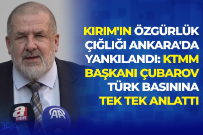 Kırım'ın özgürlük çığlığı Ankara'da yankılandı: KTMM Başkanı Çubarov Türk basınına tek tek anlattı