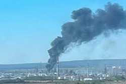 Ukrayna, Rusya'nın askerî amaçla kullandığı Lukoil tesisini yeniden vurdu!