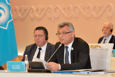KKTC Cumhurbaşkanı Türkistan'da konuştu Erhürman: İzolasyon kabul edilemez