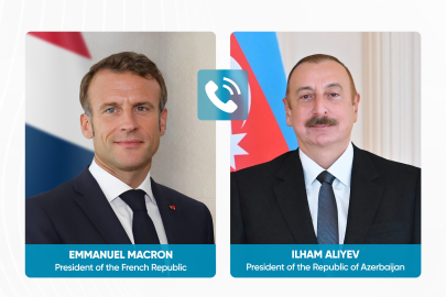 Aliyev ile Macron telefonda görüştü: Bölgesel gelişmeler ve barış süreci ele alındı