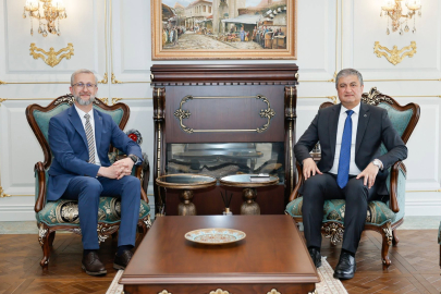 Ukrayna'nın Ankara Büyükelçisi Celâl, Adana Valisi Yavuz ile görüştü