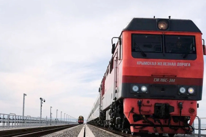 Rus işgali altındaki Kırım’da demiryolu ulaşımı durdu