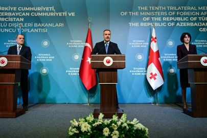 10. Türkiye-Azerbaycan-Gürcistan Üçlü Dışişleri Bakanları Toplantısı gerçekleşti