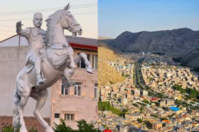 Güney Azerbaycan'da Murtuzakulu Han Bayat'ın heykeli dikildi
