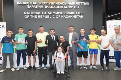 TİKA'dan Kazakistanlı paralimpik sporculara modern ekipman desteği