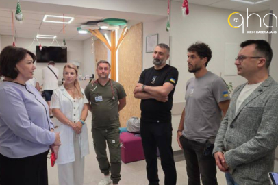 Kırım Cephesi ve Kırım Millî Varlık Vakfından İvano-Frankivsk Bölge Çocuk Hastanesi'ne anlamlı destek