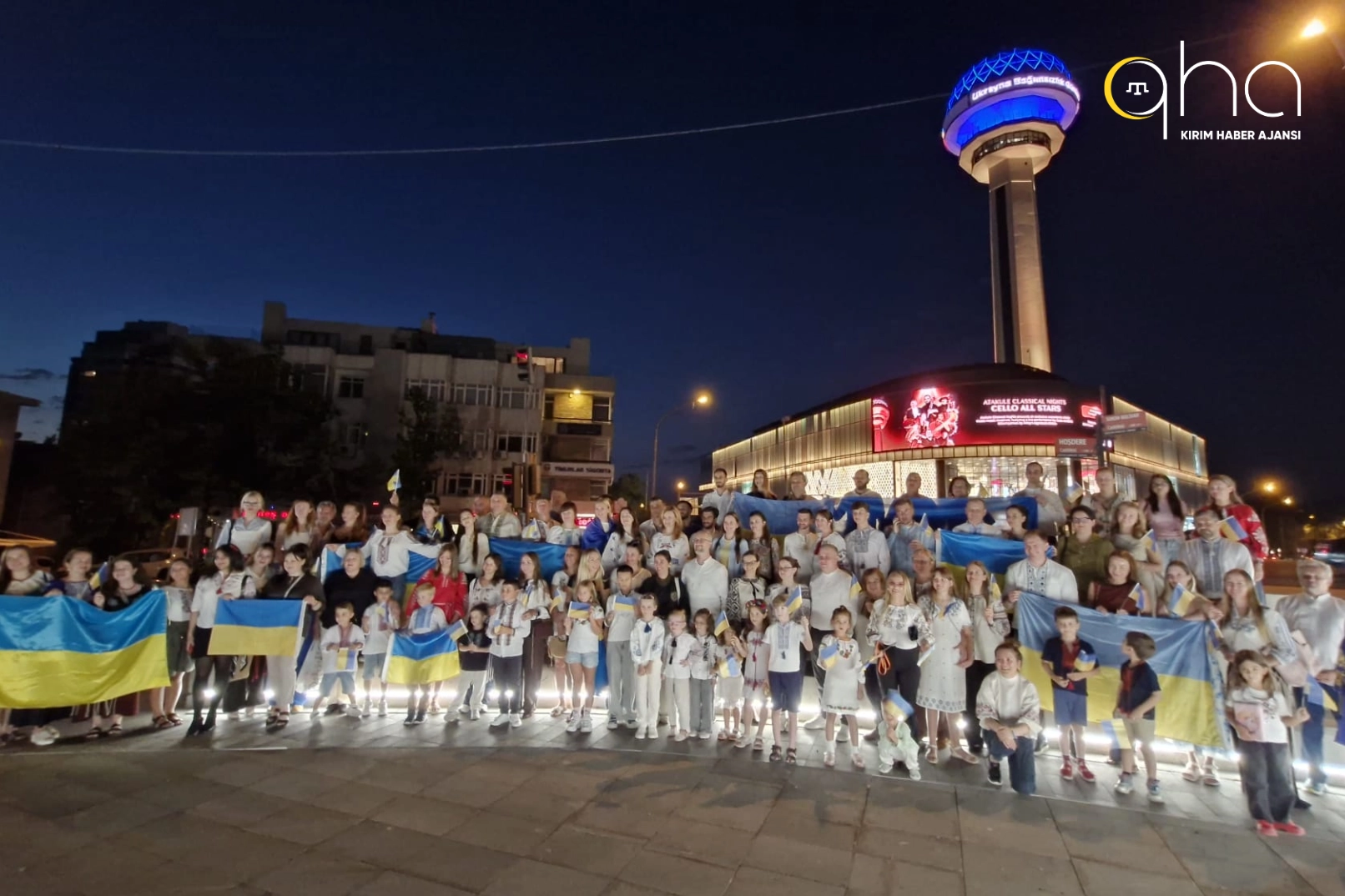 Ankara’da Ukrayna Bağımsızlık Günü coşkusu