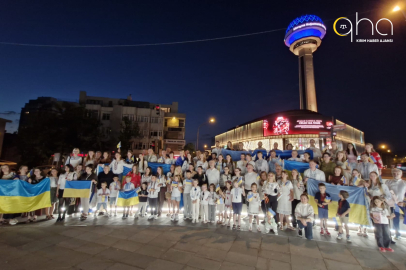 Ankara’da Ukrayna Bağımsızlık Günü coşkusu