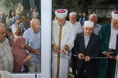Batı Trakya’da tarihî Hamidiye Camii, dualarla yeniden ibadete açıldı