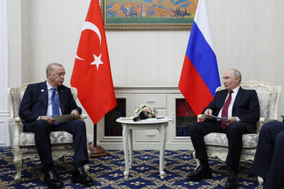 Erdoğan, Putin ile Bişkek’te bir araya geldi