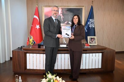 Nariman Celâl ile Özlem Çerçioğlu bir araya geldi: Ukrayna ile ortak projeler görüşüldü