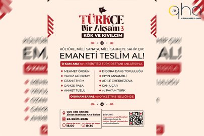 Ankara'da millî sanatın ve sahnenin gecesi: Türkçe Bir Akşam