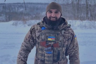 Ukrayna’da şehit düşen Azerbaycanlı İlyas Abdullayev son yolculuğuna uğurlandı