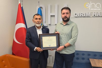 Doğu Türkistan Sürgün Hükûmetinden Kırım Haber Ajansına Dostluk Beratı