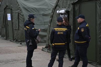 Rus işgali altındaki Oleşkı’da insani yardım misyonu katılımcıları için destek merkezi kuruldu